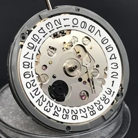 nh35a seiko japan mechanical movement 24 jewels with black white date nh35 crown at 3 automatic mechanism for watch part