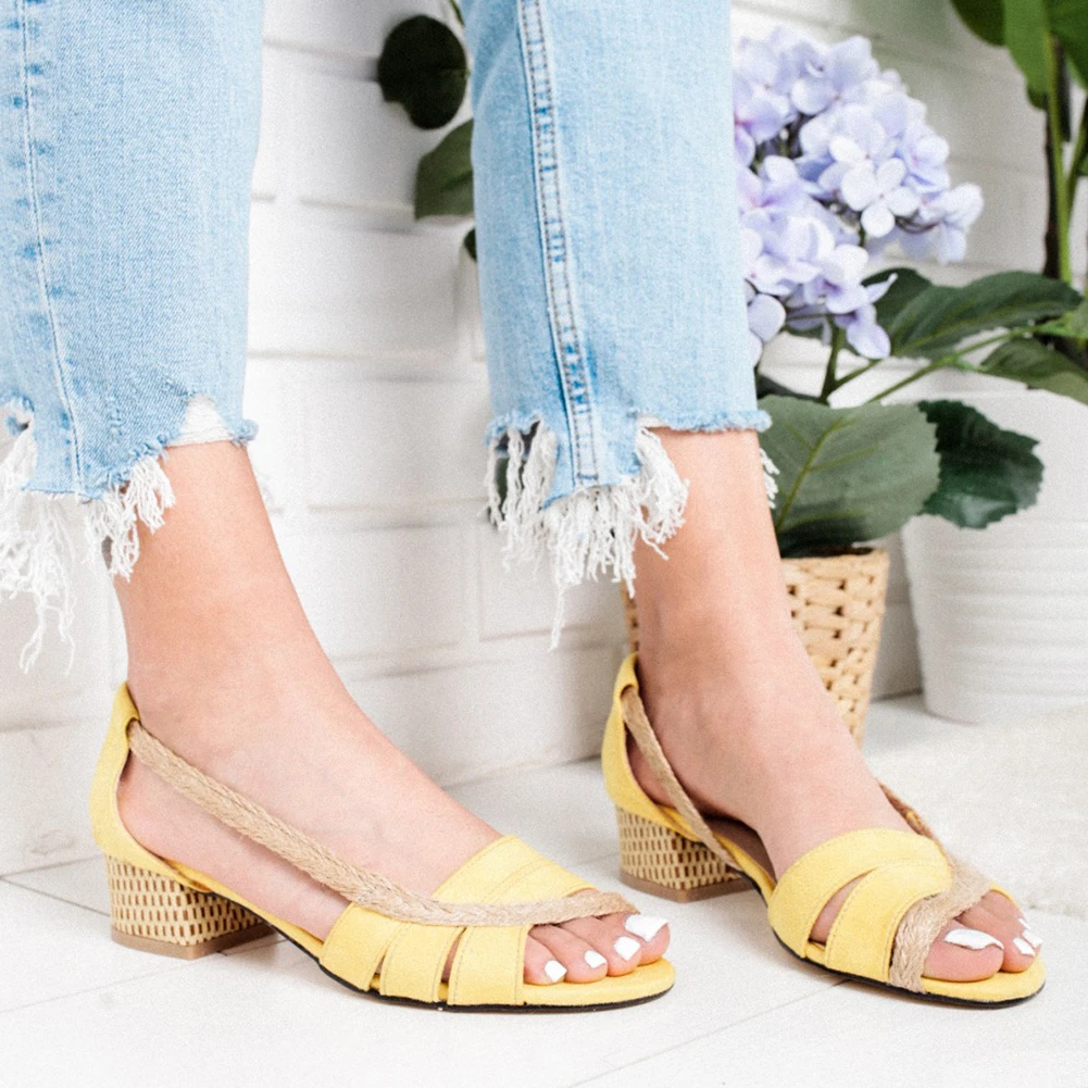 1 пара летних сандалий модная однотонная обувь женские повседневные босоножки на