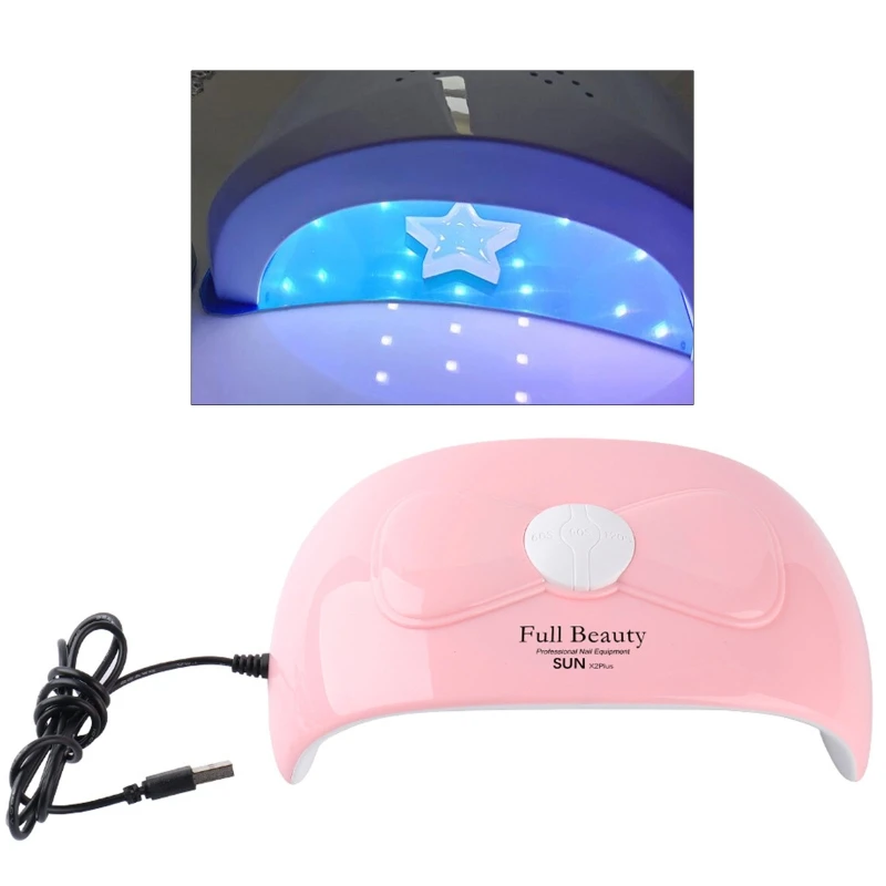 УФ лампа для сушки лака ногтей 36 Вт 18 светодиодов 3 таймера 83XF|Инструменты и