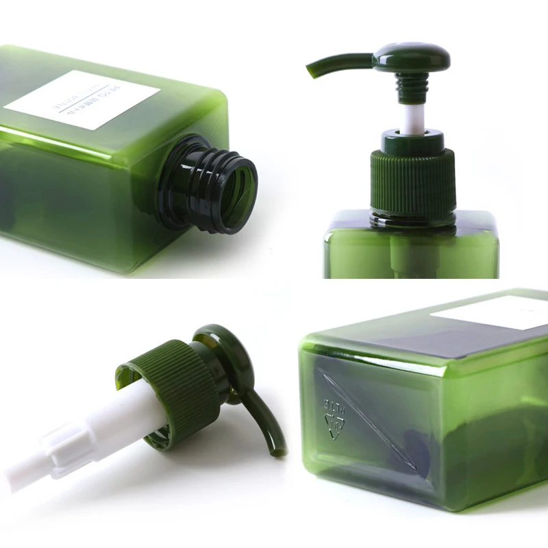 650ml Refillable Lotion Bottle Bathroom Kitchen Kit Shower Shampoo Pressure pump Liquid Bottles Travel use