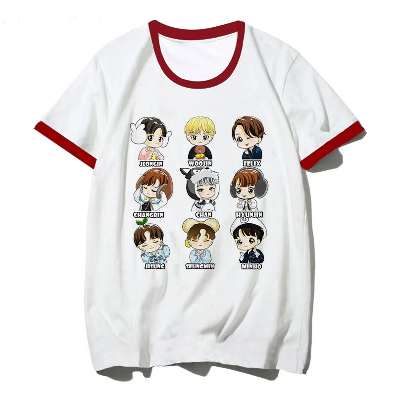 Kpop/детская футболка для девочек Футболка детей в стиле Харадзюку хип хоп