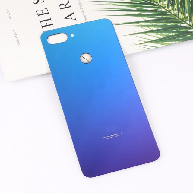 Стеклянная крышка аккумулятора для Xiaomi Mi 8 Lite задняя xiaomi mi8 lite сменные детали с