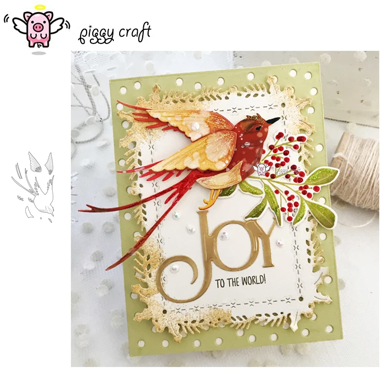 Металлические Вырубные штампы форма для вырезания птиц украшение скрапбукинга