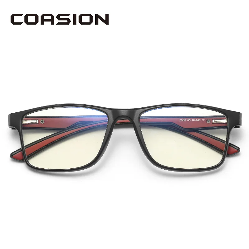 COASION TR90 Гибкая оправа синий светильник блокирующие очки для мужчин и женщин