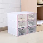 Коробка для обуви, полипропиленовый прозрачный пластиковый ящик для обуви, пыленепроницаемый влагостойкий коллекционный ящик для обуви, откидной ящик для обуви