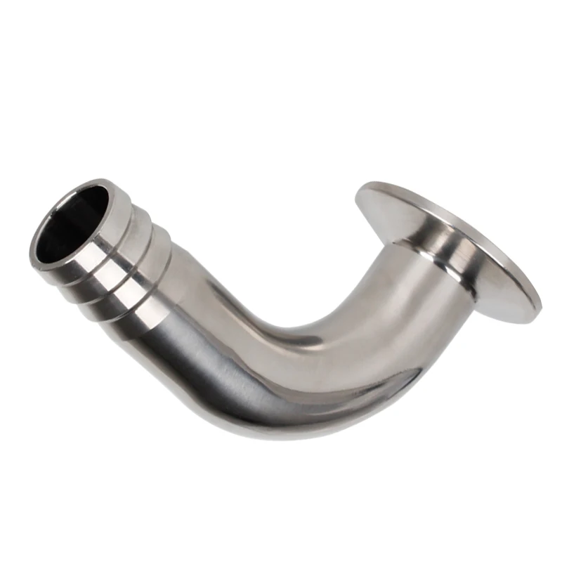 Санитарный наконечник из нержавеющей стали 304 Колено 90 градусов штуцер для