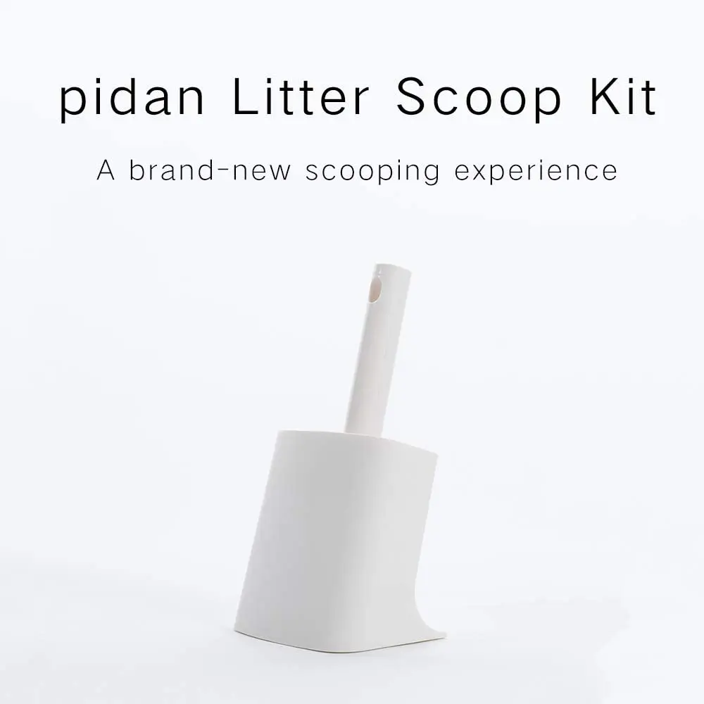 

Cat Litter Scoop with Stand Cat Scooper with Holder and Caddy Solid Durable Eco-Friendly Material Easy to Clean Ergonomic Design