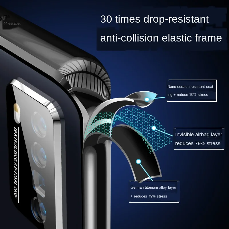 

Huawei nova8 mobile phone case nova8 pro protective case double sided glass se anti falling lens nova8 Pro case