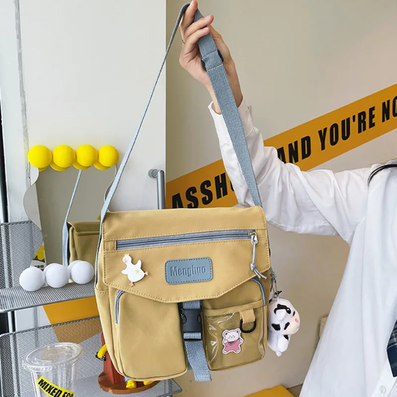 

Женская водонепроницаемая задняя Сумка, милые вместительные сумки через плечо, портативный дорожный рюкзак, женская школьная Сумка-мессен...