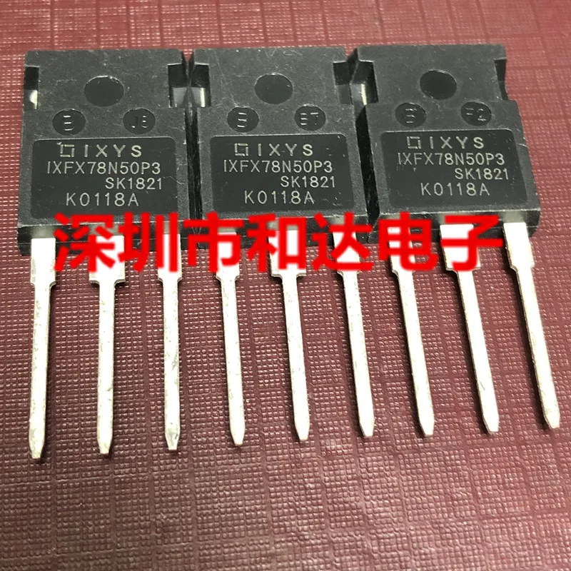 

(2 шт.) IXFX78N50P3 TO-247 500V 78A