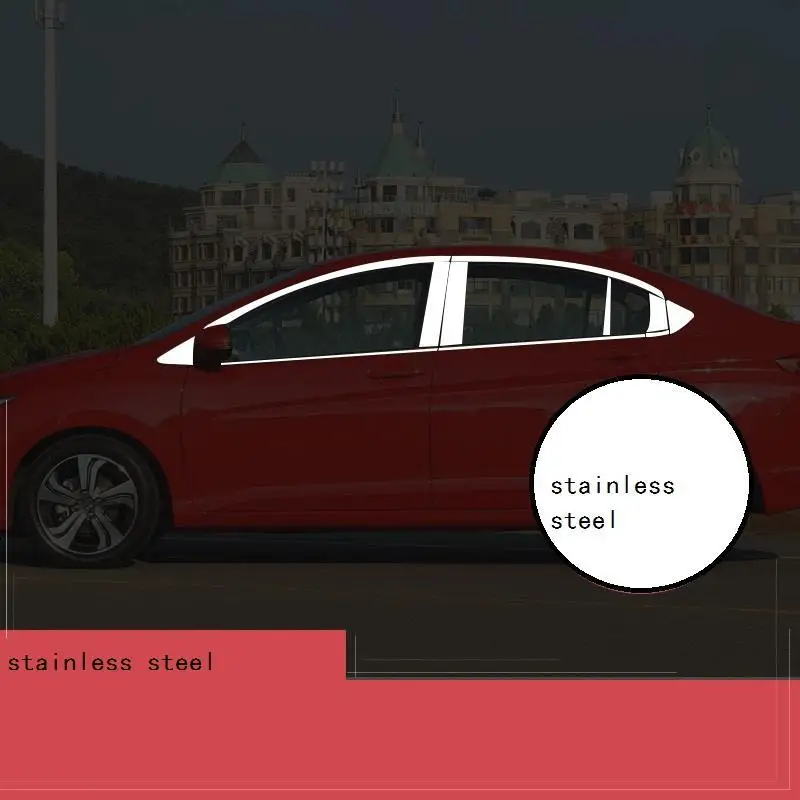 Декоративная Модифицированная хромированная защита для окна автомобиля яркие
