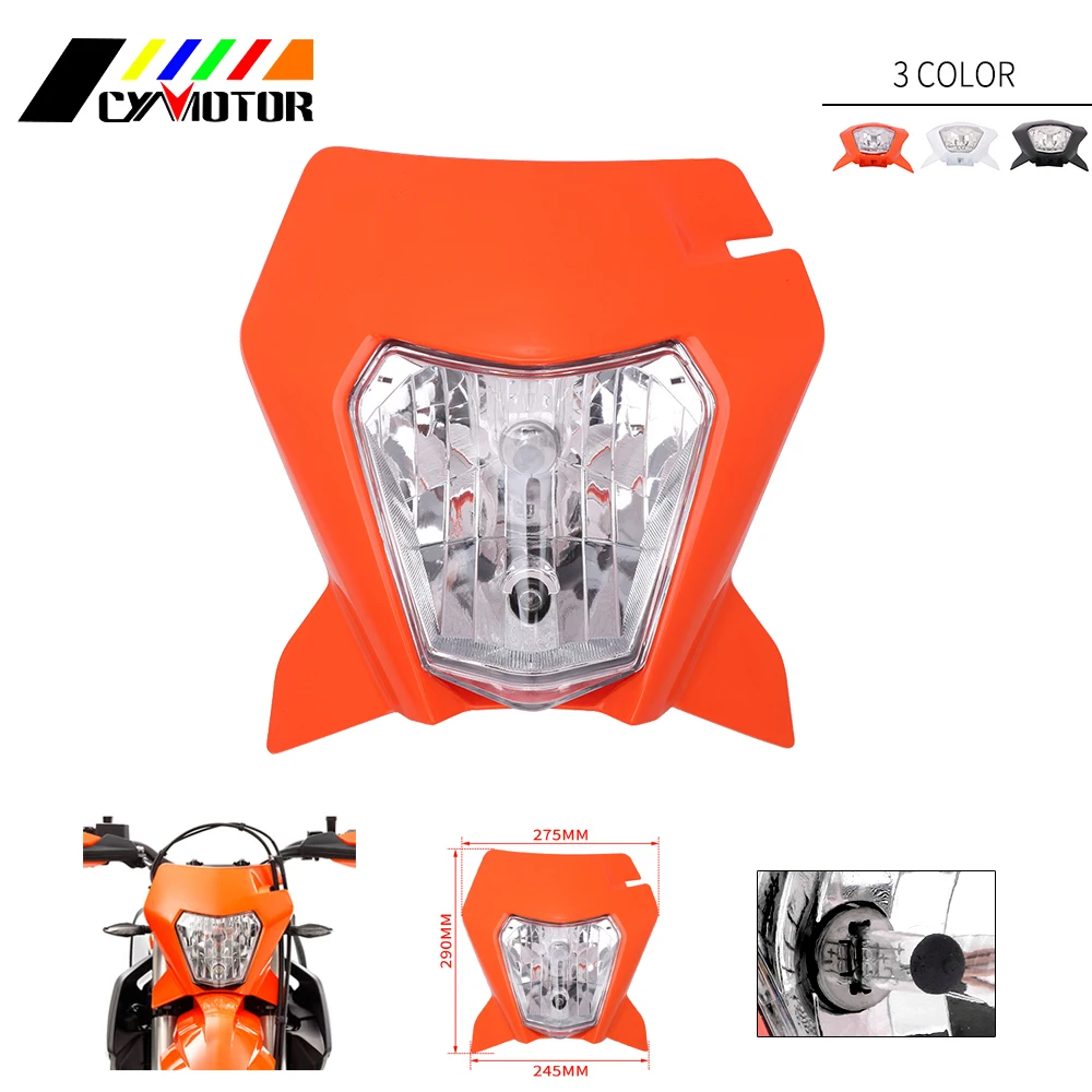 Универсальный мотоциклетный Головной фонарь 2018 H4 светильник для KTM EXC EXCF SX XC XCW MX SMR