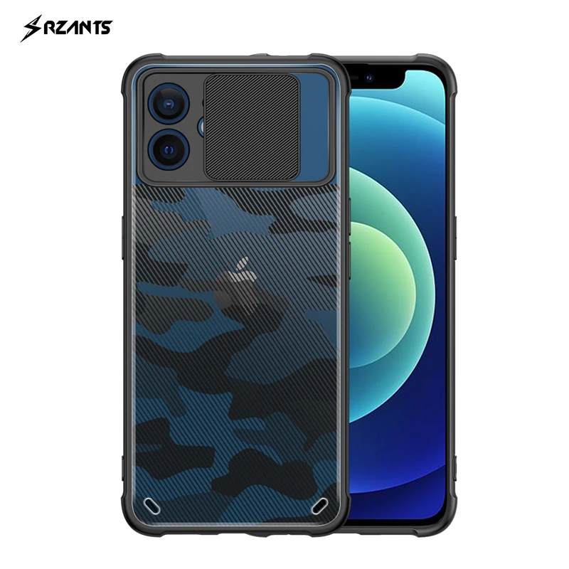 

For iPhone 12 Pro Max Case Camouflage Military Shockproof Armor Slide Camera Protection Cover For iPhone 12 Pro чехол Rzants
