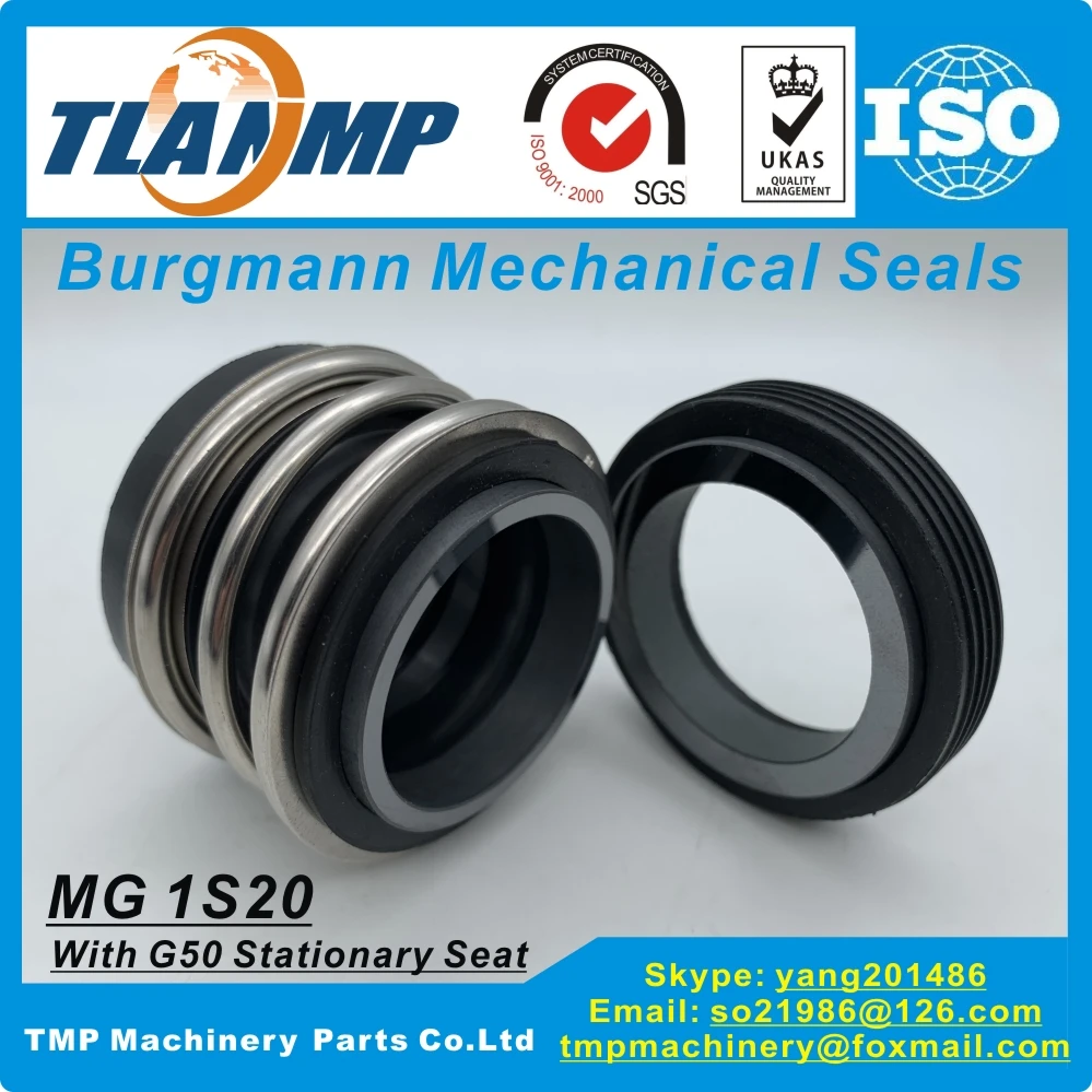 MG1S20/45 G50 MG1S20 45 TLANMP механические уплотнения Burgmann с сиденьем для вала размера мм