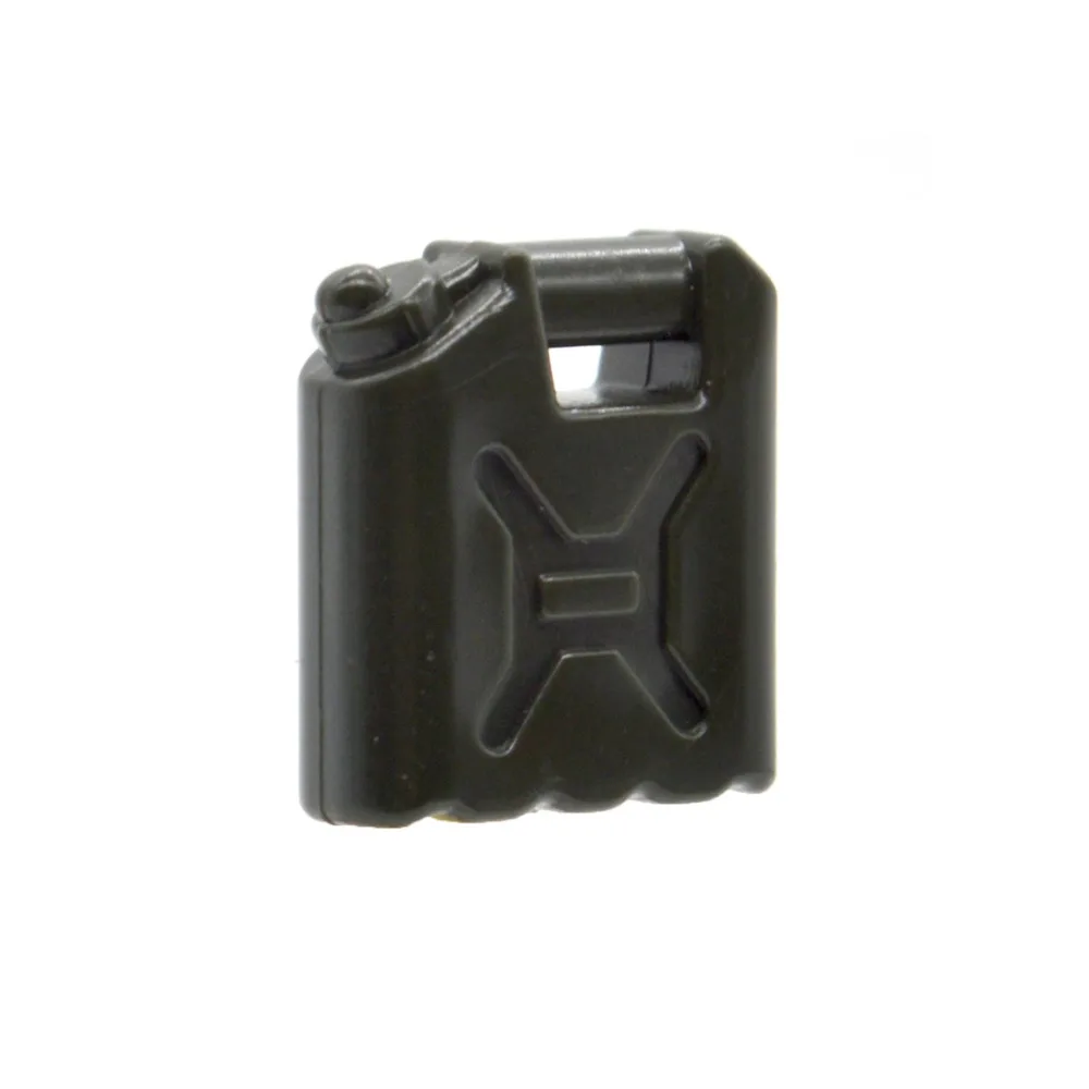 10 шт./лот MOC WW2 военный масляный барабан и горшок бочка печатная Часть армии США