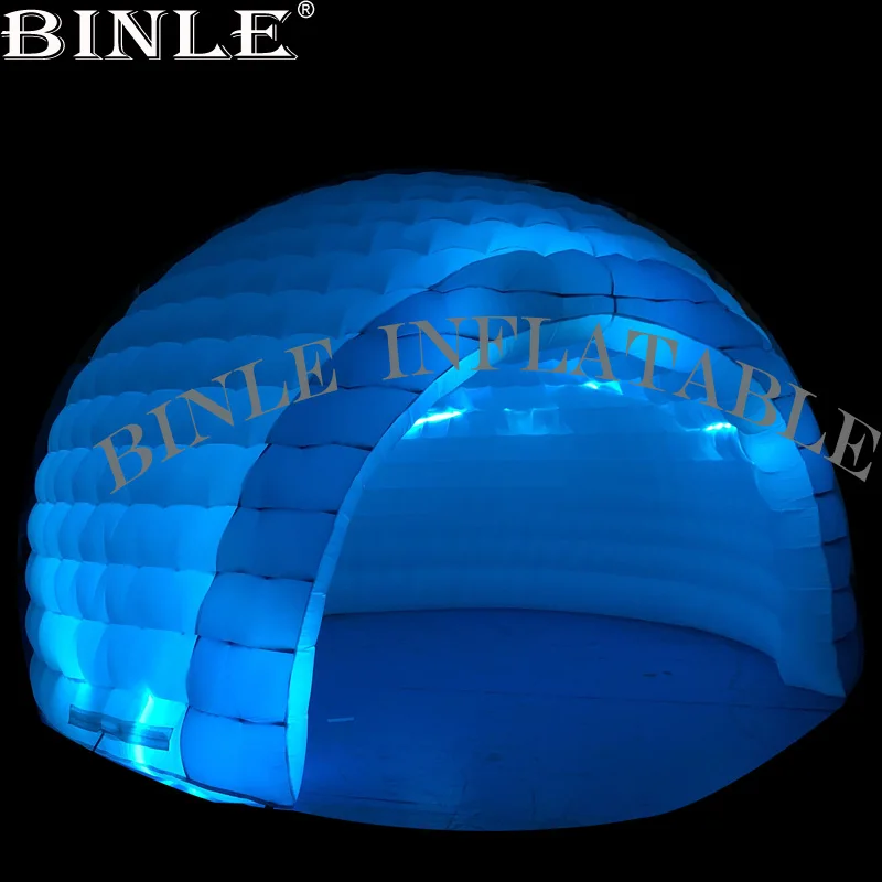 Günstig Multi-farbige LED 6-10meter Aufblasbare Kuppel Zelt Mit Blase Veranstaltung Werbung Aufblasbare Disco Iglu Festzelt Für Party