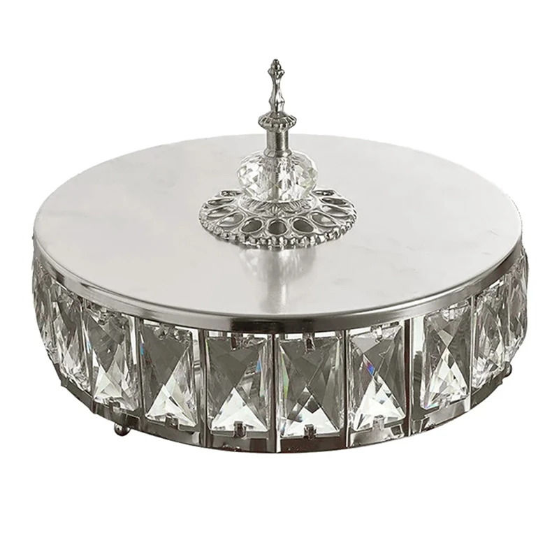 

Европейский кристаллический металлический лоток для хранения в горошек, фруктовая тарелка, дисплей для ювелирных изделий с замораживанием...