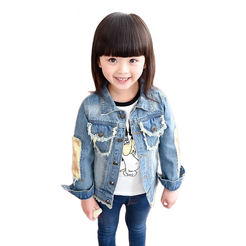 Джинсовая куртка для мальчиков и девочек модная верхняя одежда из денима с