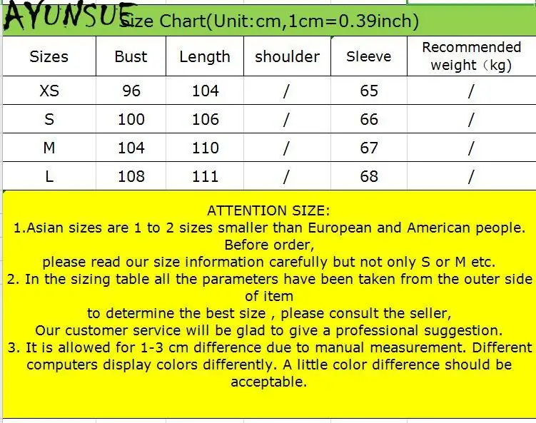 

AYUNSUE Autumn Winter 100% Wool Coat Women Long Warm Woman Parkas Elegant Coats Female Outwear Korean Clothes Vetement Femme LW