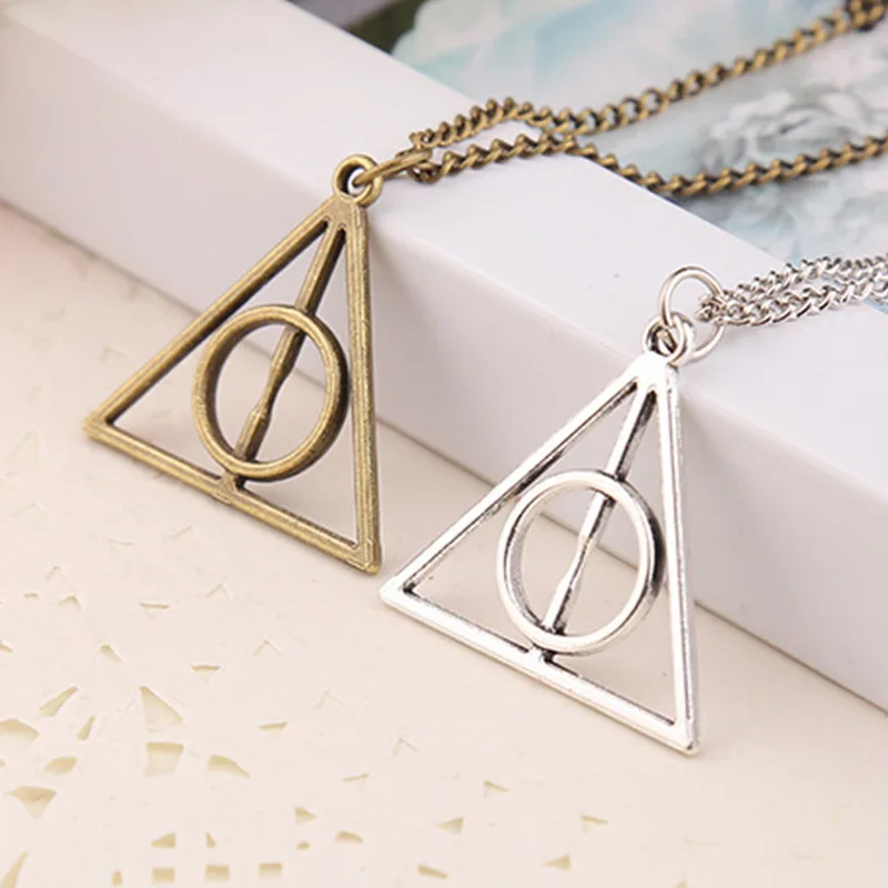 Креативный винтажный треугольник Гарри ЭВЕРЛАСТ женское ожерелье с подвеской