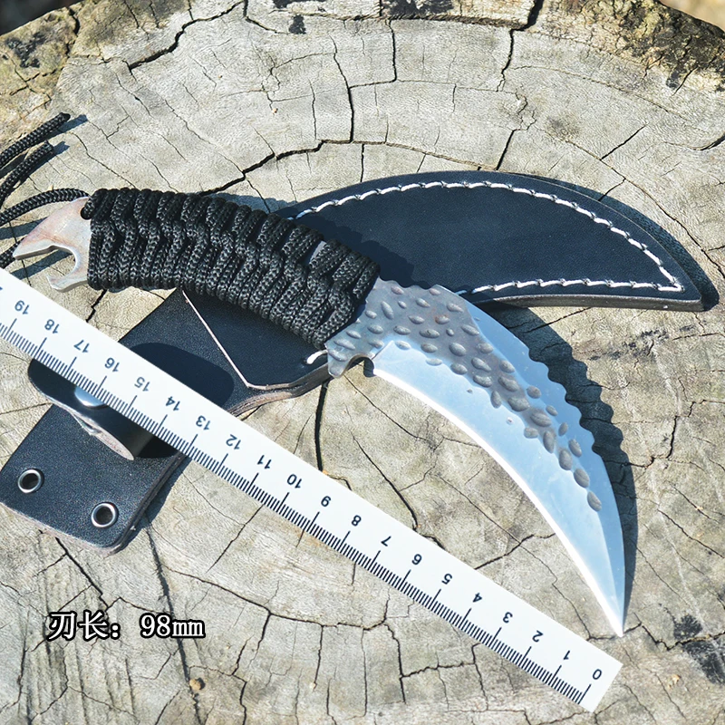 CS GO кованый керамбит Тактический Нож Коготь Открытый Ножи с фиксированным