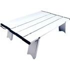 Портативный кемпинг стол Сверхлегкий Алюминий Лагерь Стол складной пляжный столик для кемпинга Пеший Туризм альпинизмом Пикник