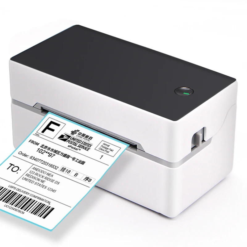 

High efficiency 4 x 6 adhesive address stickers direct thermal barcode shipping label printers 4x6