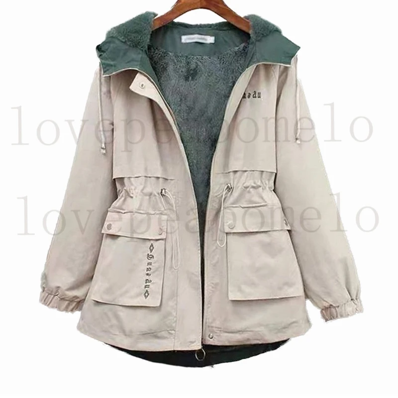 Женская Стеганая куртка с капюшоном теплая длинная парка хлопковой подкладкой