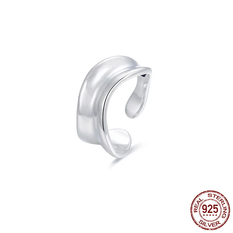 

irregular Open Adjustable Engagement Rings For Women Sterling Silver Rings Luxury Wedding Rings For Women Silver 925