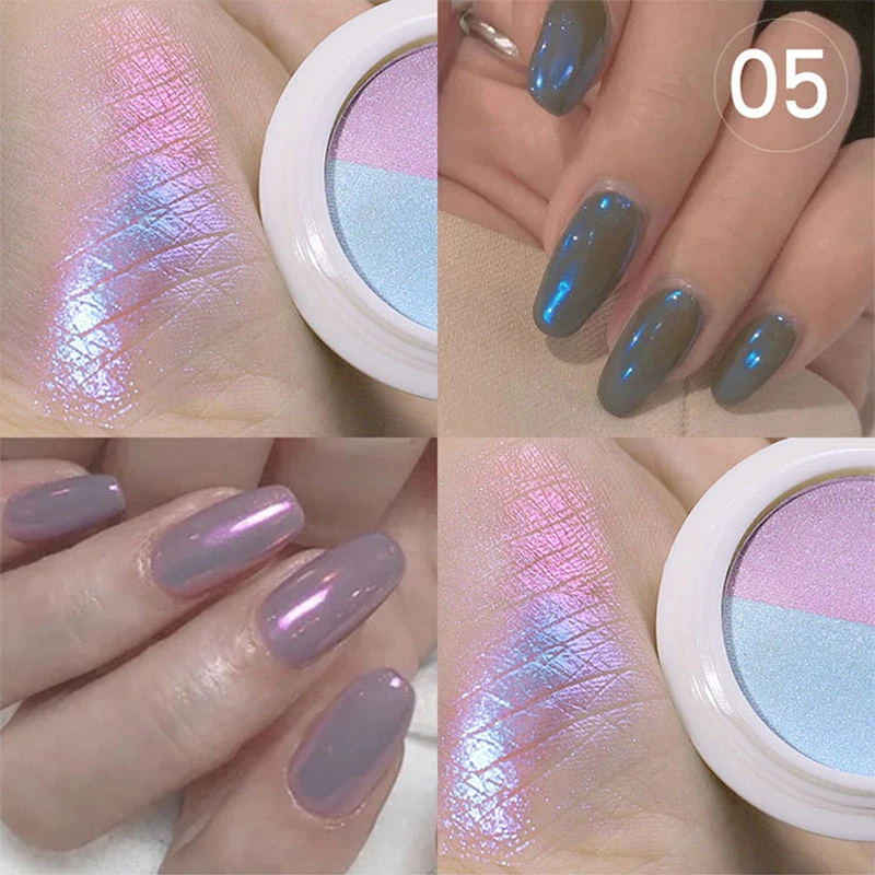 1 коробка Волшебная блестящая пудра для ногтей Аврора голографический мерцающий
