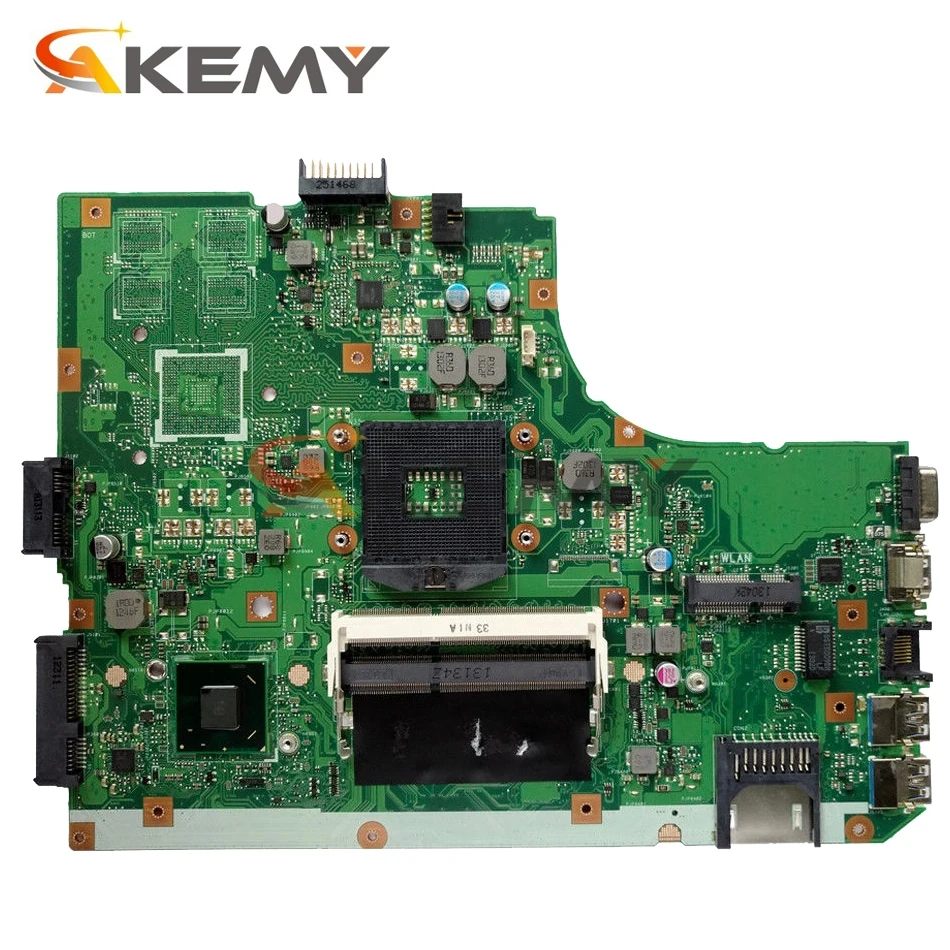 Материнская плата AKEMY K55VD для ноутбука ASUS K55A K55V A55V оригинальная материнская UMA HM76