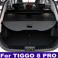 for tiggo 8 pro 2021 2022 car rear trunk curtain cover rack partition shelter interior car styling decoration accessories