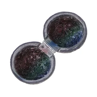 crystal geode round ring box agate quartz ball ring holder jewelry proposal box 83xf