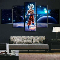 manga 5 pieces birthday gift wall art canvas decorative print posters paintings for living room bedroom home decor pictures