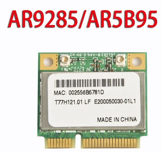Беспроводная Wi-Fi карта SSEA для Atheros AR9285 AR5B95 half MINI PCI-E 150 Мбит/с Wlan | Компьютеры и офис