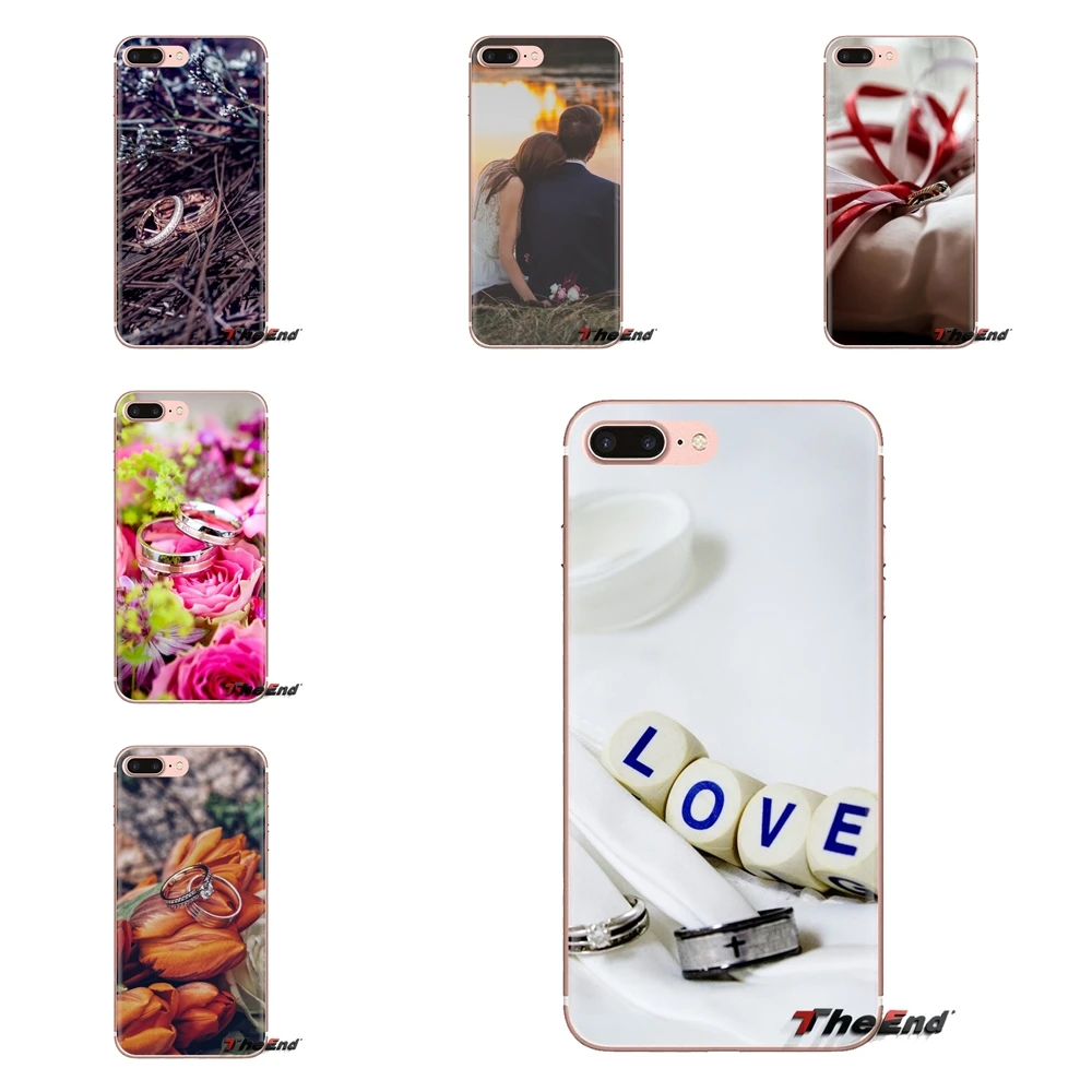 Праздничная Свадьба для iPhone XS Max XR X 4 4s 5 5S 5C SE 6 6S 7 8 Plus samsung Galaxy J1 J3 J5 J7 A3 A5 прозрачный