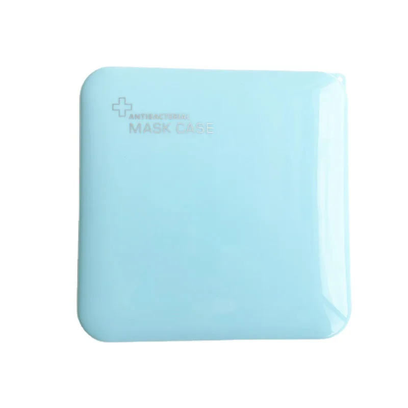 

Storage Box Square Small Face Mask Storage Case Face Shield Holder Portable Box Organizer Home Storage & Organization