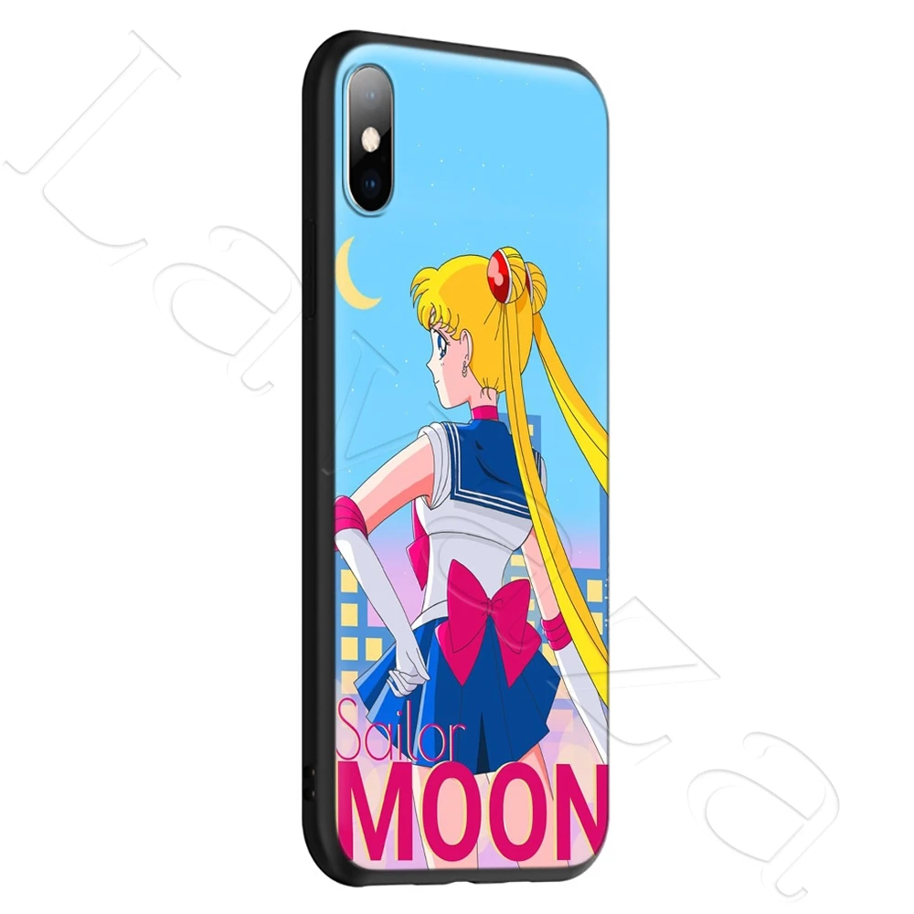 Lavaza японское аниме Kawaii Сейлор Мун Мягкий чехол из ТПУ для iPhone 12 Mini 11 Pro XS Max XR X 8 7 6 6S