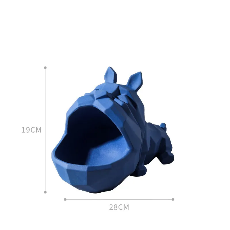 Скандинавский ящик для хранения украшений скульптура животных Керамическая