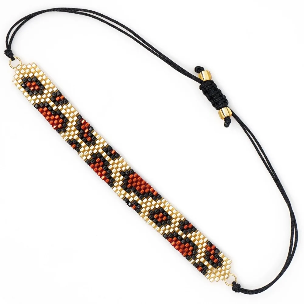 Go2boho леопардовый браслет MIYUKI, браслет для женщин, золотые ювелирные изделия, мужская нарукавная повязка, Boho Chic Shell Pulseras Mujer, с кисточкой, с рисунком тигра