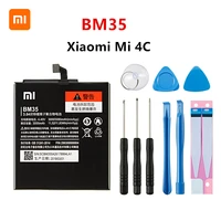 xiao mi 100 orginal bm35 3080mah battery for xiaomi mi 4c m4c mi4c bm35 high quality phone replacement batteries tools