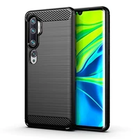 for xiaomi cc9 pro soft carbon fiber shockproof bumper full protection silicone phone case for xiaomi cc9 pro 6 47