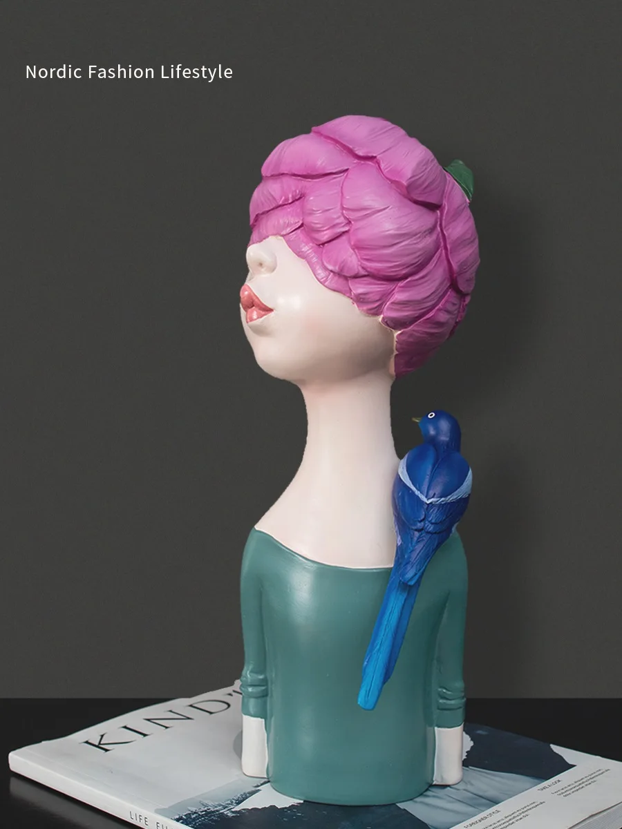 

Скандинавский стиль красивая девушка статуя абстрактная скульптура современный Декор для дома креативное украшение