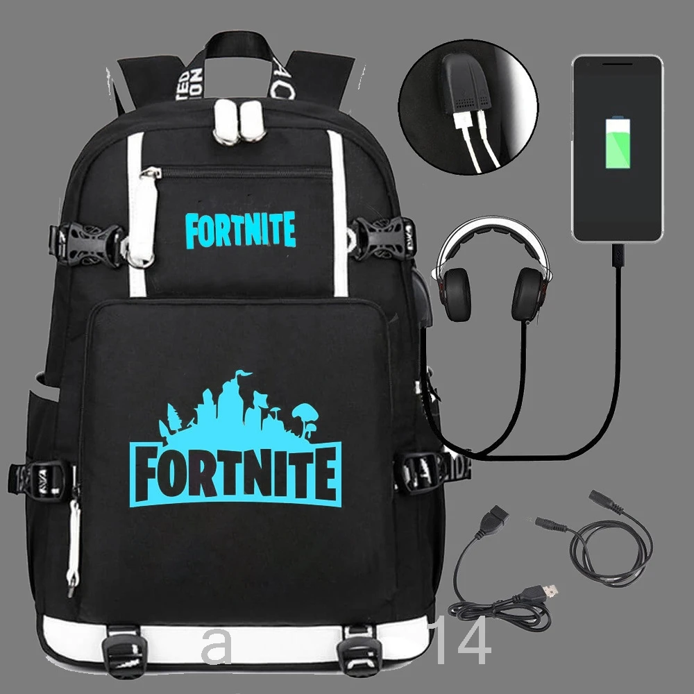 Рюкзак с рисунком fortnite школьные ранцы для подростков дорожные сумки мальчиков и