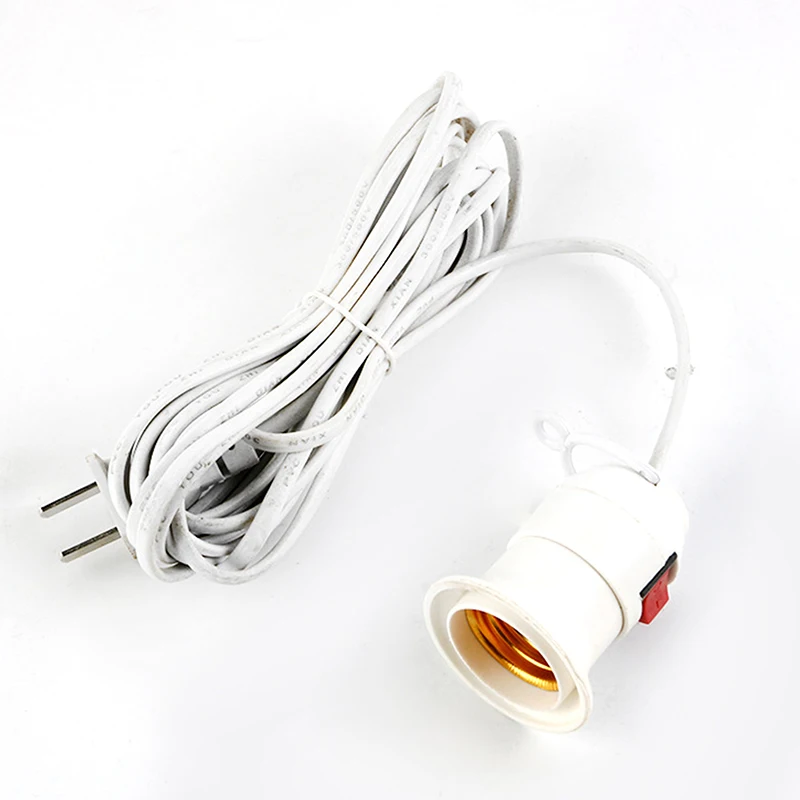 

E27 Light Lamp Bulb Adapter Socket Extend Extension Converter Wall Base Holder Screw Socket EU US Plug