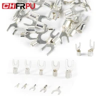 ut ot non insulated ring fork u type terminal tin plated brass terminals assortment kit cable wire connector crimp