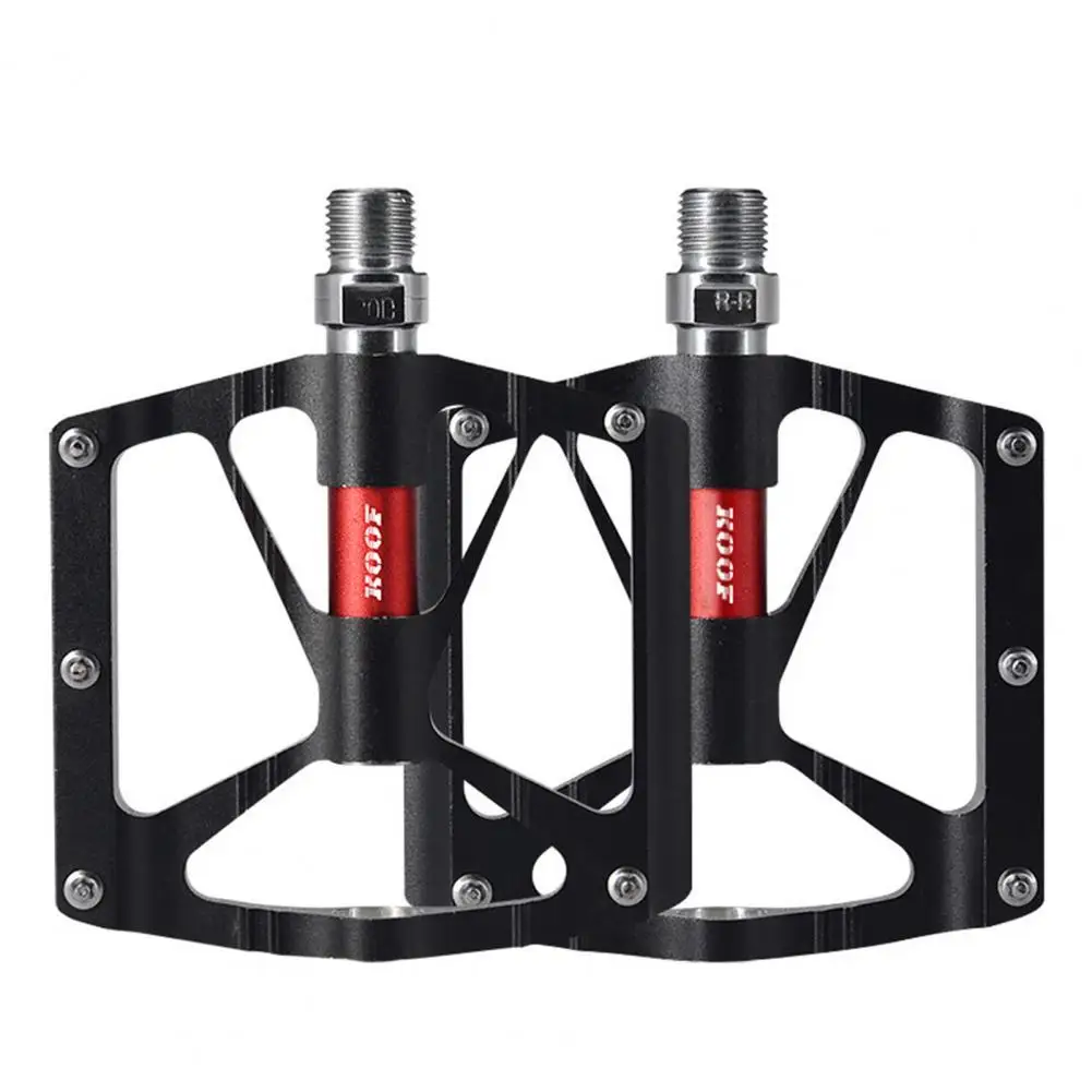 

1Pair Bicycle Pedal Ultralight Aluminum Alloy Sturdy Scratch-resistant Universal Widen Bicycle Pedals for MTB Road Bike