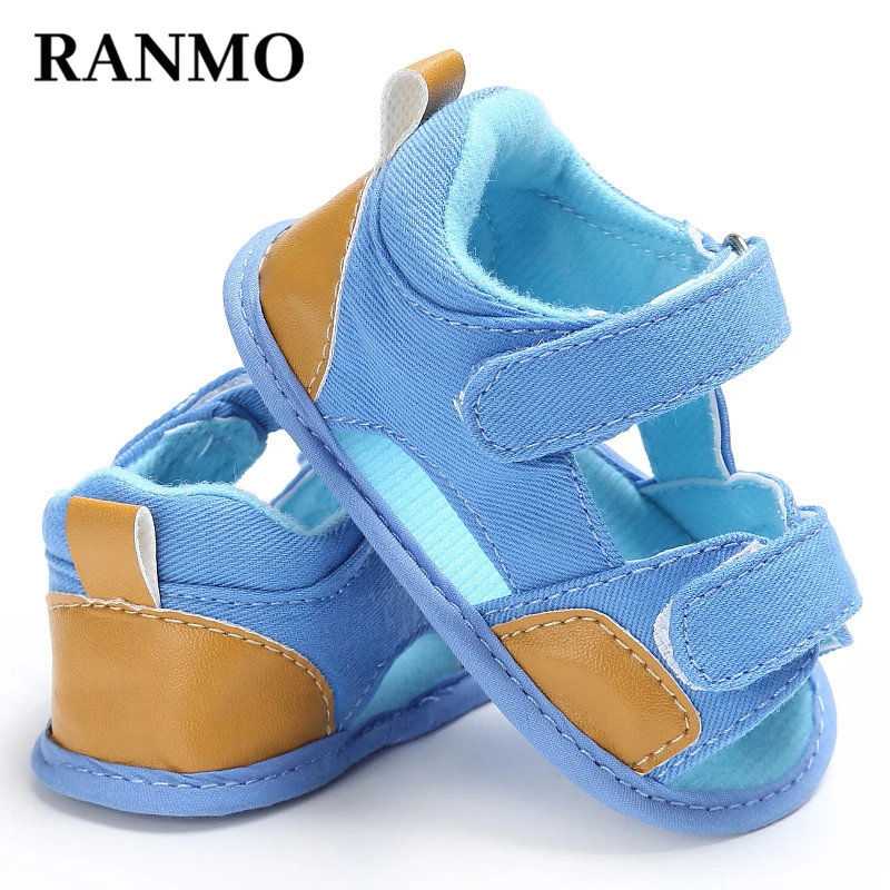 

Newborn Baby Sandals Unisex Soft Leather Baby Girls Sandals Summer Shoes For Girls With Non-slip Suede Soles For Baby Boys
