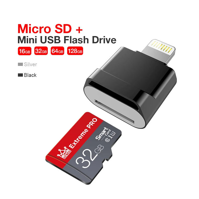 Новый бренд USB флеш-накопитель флешка для iPhone Xs Max X 8 7 6 iPad 16/32/64/128 GB карта памяти