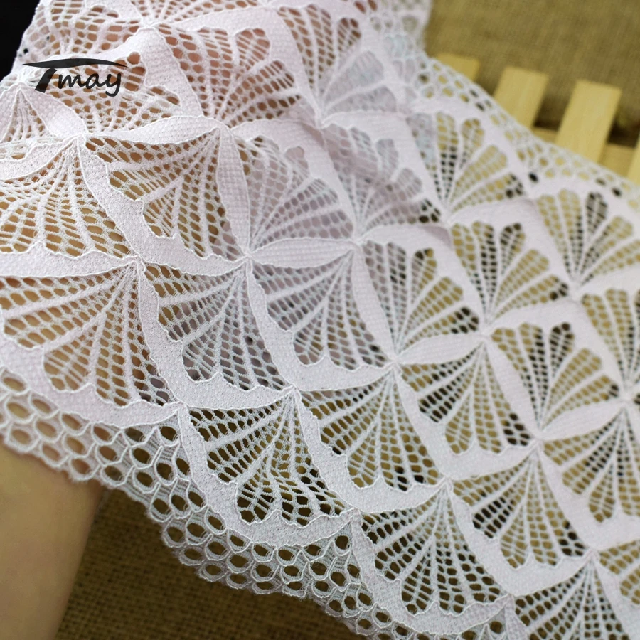 #1617 розовый гребешок кружева стрейч эластичное кружево отделка шитье